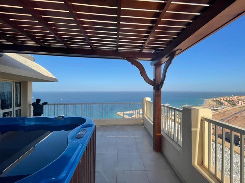 VIP Sea View Penthouse Chalet — Porto Sokhna Pyramids